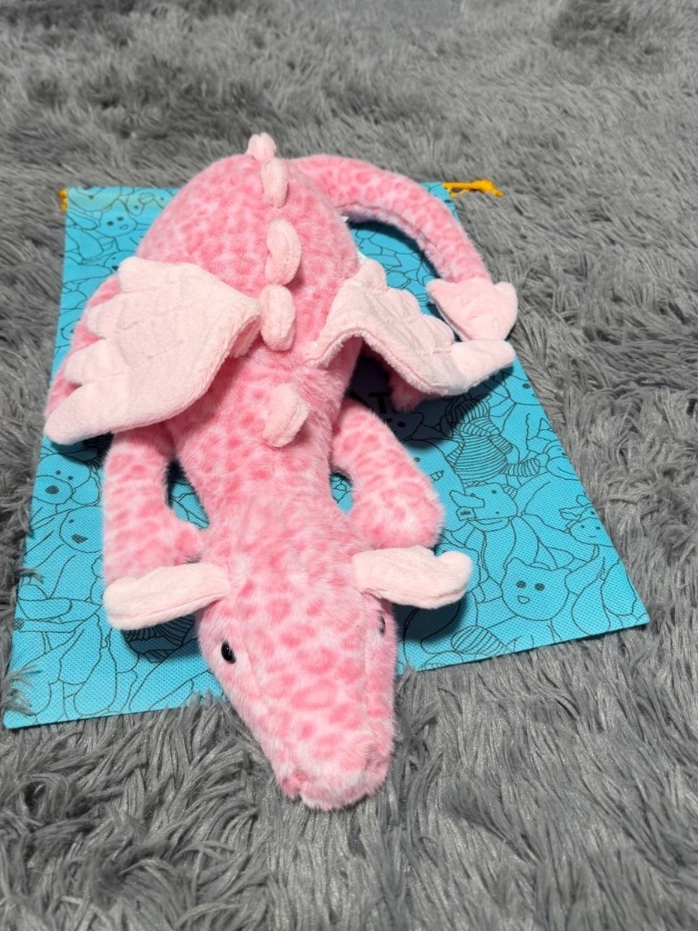Jellycat "Sweetpea" or "Pink Leopard" Dragon